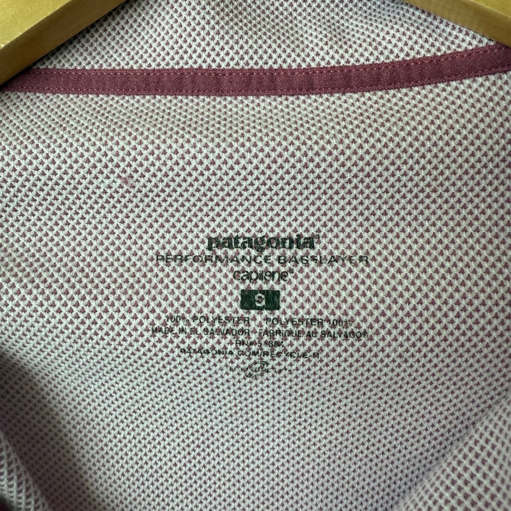 Patagonia Capilene Performance Pink Base Layer Women's Size Small - Picture 6 of 7